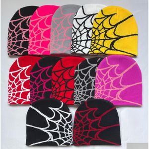 Banie / Coupage du crâne Bleie / Skl Street Punk Gothic Hats For Unisexe Man Man Winter Tri tricot Bamomer Sport Sport Bonnet Hip Hop Star Dhbjp