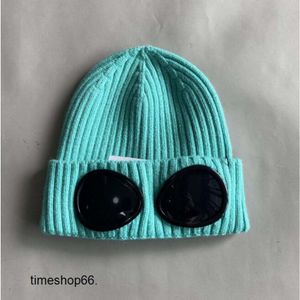 beanie/skull caps beanie17 kleur designer herfst windscherm mutsen twee lens glazen bril hoed cp mannen gebreid gezichtsmasker schedel buiten casual sportsbonnet ess2