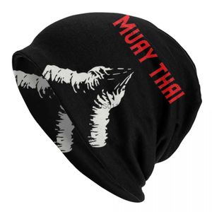 Beanie/Gorras de Calavera Mejor Muay Thai Fighter Skullies Gorros Gorros Hip Hop Invierno Cálido Gorro de Punto Unisex Boxeo Gimnasio Entrenamiento Fitness Bonnet Sombreros YQ231117