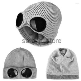 Beanie/Totenkopfmützen Cp Beanie Bonnet Hat Beanie/Totenkopfmützen 2022 Winterbrille CP Rippstrickmütze CP-Mütze/Totenkopf s