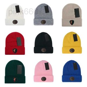Beanie/Skull Caps Designer 2023 Herfst/winter Nieuwe mode gebreide hoed Outdoor Casual Cow Hat Warm Cold Hat P2ak