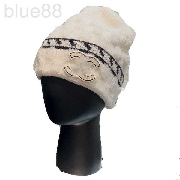 Bonnet/crâne casquettes marque de créateur chapeau de pêcheur tricoté lettre étrangère dames et hommes hommes élégants bonnet blanc vison chapeau AP6Y