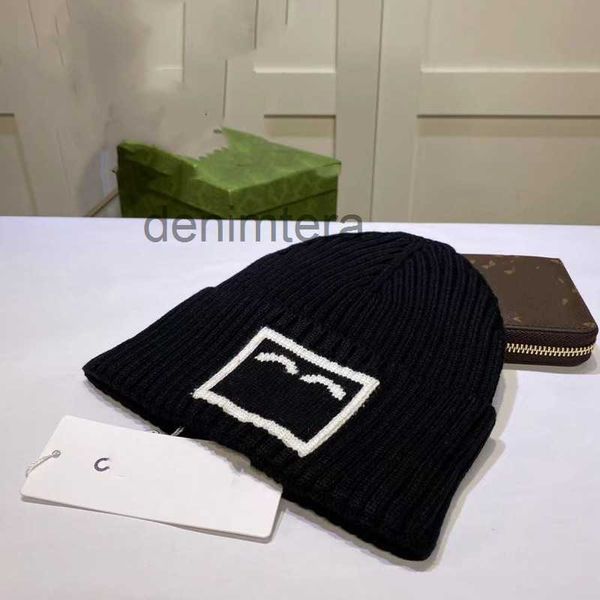 Gorro/Gorras De Calavera Marca De Diseñador Gorro De Lujo para Hombre Gorro para Mujer Otoño E Invierno Nueva Fragancia Pequeña Tendencia De Moda Letra Clásica Retro Punto Cálido Al Aire Libre NFXS