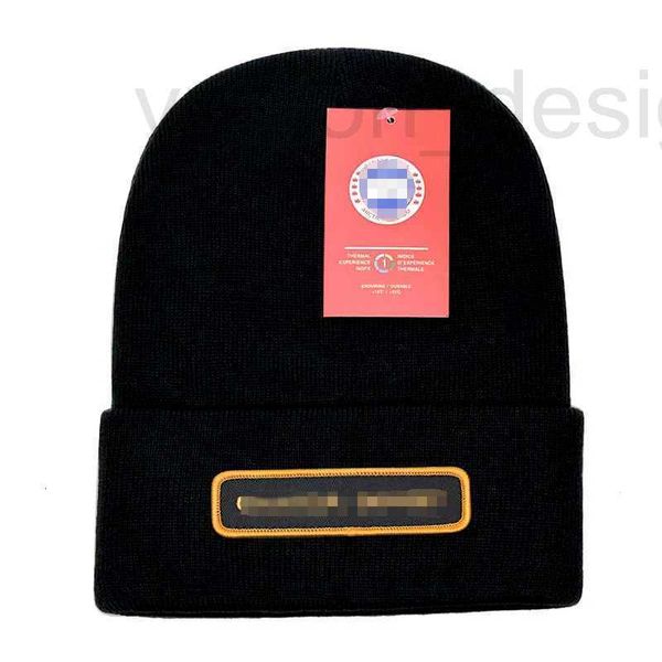 Bonnet / Skull Caps Designer Brand Winter New Woollen Hat Outdoor Warmth Cover Cap Élastique Tricoté Hommes et Femmes Canadian Goose Beanie B4us RWR4