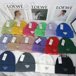 Bonnet / Skull Caps Designer version coréenne chapeau printemps et automne style couleur unie dôme chaud laine courte enveloppé peau de melon tricoté froid pour hommes femmes tendance 5VDZ