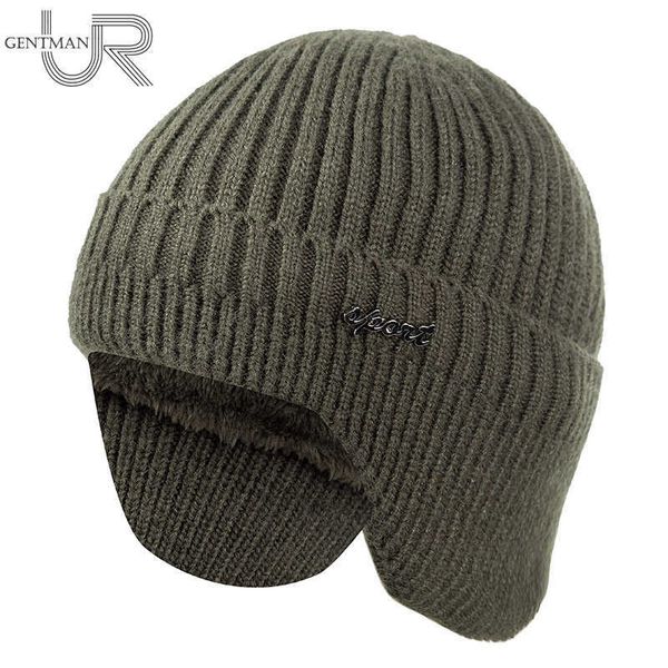 Bonnet / Skull Caps Protection des oreilles Chapeaux d'hiver élégant doux Beanie Hat pour hommes femmes classique tricot Earflap Hat Cap chaud avec oreilles T221020