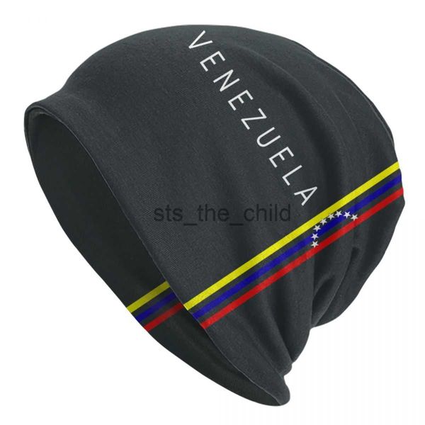 Bonnet / Skull Caps Drapeau du Venezuela Bonnet Chapeaux Cool Chapeau tricoté pour hommes Femmes Hiver Chaud Skullies Bonnets Casquettes x0907