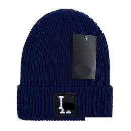 Bonnet / Crâne Caps Bonne Qualité Hiver La Beanie Chapeau Hommes Femmes Cap Ski Chapeaux Snapback Masque Coton Skl Unisexe Cachemirework Big Horse Lu Dhvei