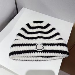 Beanie/Skull Caps Hot selling zebrawollen hoed in Europa en Amerika gemaakt van puur katoen en toegevoegd met acryl winddichte warmte geschikt voor buiten