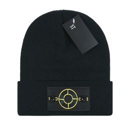 Beanie Skull Caps Gorro de lujo Island Brand Sombrero de punto Gorra de diseñador Hombres Mujeres Sombreros ajustados Letras de cachemira unisex Gorros de calavera casuales Al aire libre S-5