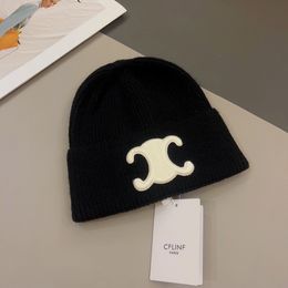 Muts/Skull Caps luxe Celns gebreide hoed Dames ontwerp Beanie Cap Winter Warmte muts gebreid cadeau