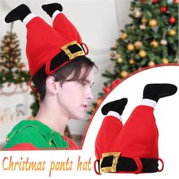 Bonnet/casquettes de crâne, chapeau de joyeux noël, pantalons d'hiver pour adultes, jolie décoration de fête, fournitures de cadeaux de vacances pour père noël