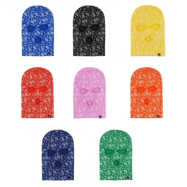 Bonnet Skull Caps Neck Guard Balaclava Trois trous Masque de ski Tactique Full Face Winter Hat Party Cadeaux spéciaux pour adultes 231205