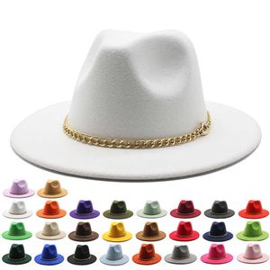 Bonnet / Skull Caps Chapeau fedoras violet à large bord Panama chapeau en feutre pour homme chapeau de jazz église casquette supérieure femmes britanniques chapeaux fedoras pour hommes T221013