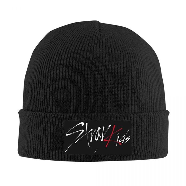 Beanie / Skull Caps Stray Kids Kpop Rock Bonnet Hat Sombreros de punto Hombres Mujeres Moda Unisex Adulto Cálido Invierno Skullies Gorros Gorras YQ240207