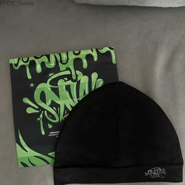 Beanie/Gorras de calavera Syna World Skull Hat 2023 Nuevo tejido Syna Beanie Hat Hombres Mujeres Párrafo Gorra de calidad Y2k Gorros cálidos Syna Running Cap YQ231108