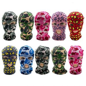 Banie Skull Caps Tactical Mask 2 3 Hol Full Face Ski Ski Winter Balaclava Casque 964A 231204