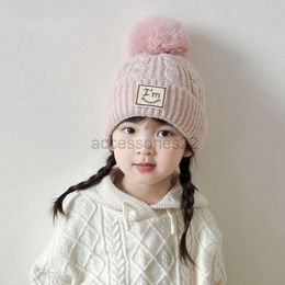 Gorros/Gorras de calavera Los mejores diseñadores diseñan gorros de punto de cachemira para niños para brindar calidez en el invierno