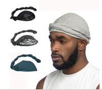 Banie / Caps de crâne turban durag pour hommes wave cape modal dorag pour les sports extérieurs femmes femmes