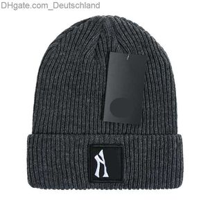 Beanie / Skull Caps Wholesale Winter NY Beanie Hat Hombres Mujeres gorra Ski Hats Snapback Mask Cotton Skull Unisex Cashmere Patchwork caballo grande Z230819