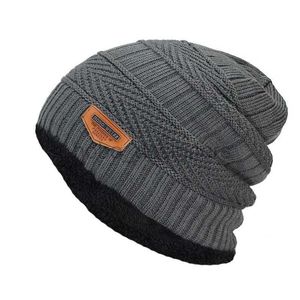 Beanie/Skull Caps Winter Beanie Hat voor mannen gebreide hoed winterkap beanie vrouwen dikke wollen nek sjaal cap balaclava masker motorkap hoeden set d240429