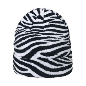 Bonnet/Crâne Casquettes Chapeaux d'hiver Dames Léopard Bonnet Chapeaux De Mode Laine Hiver Chaud Tricoté Chapeaux imprimer Hip Hop bonnets casquette gorros épaissir bonnet q130