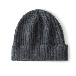 Beanie/Skull Caps Winter Dameshoeden 100% Geit Kasjmier gebreide Hedging Cap Vrouwelijke Casual Muts Zacht Warm Houden Skullies 5 Stijlen Hoeden 231102