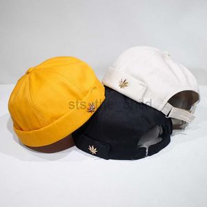 Bonnet/crâne casquettes femmes hommes rue à la mode bonnets propriétaire casquettes sans bord bonnet Melon marin casquettes mode Cool casquette hommes Y23