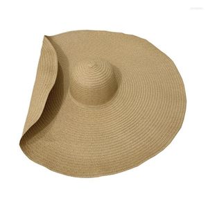 Bonnet/tête de mort casquettes Y206 chapeau de soleil grand bord femme été anti-ultraviolet parasol tropical plage vacances protection réduction de l'âge Oliv22