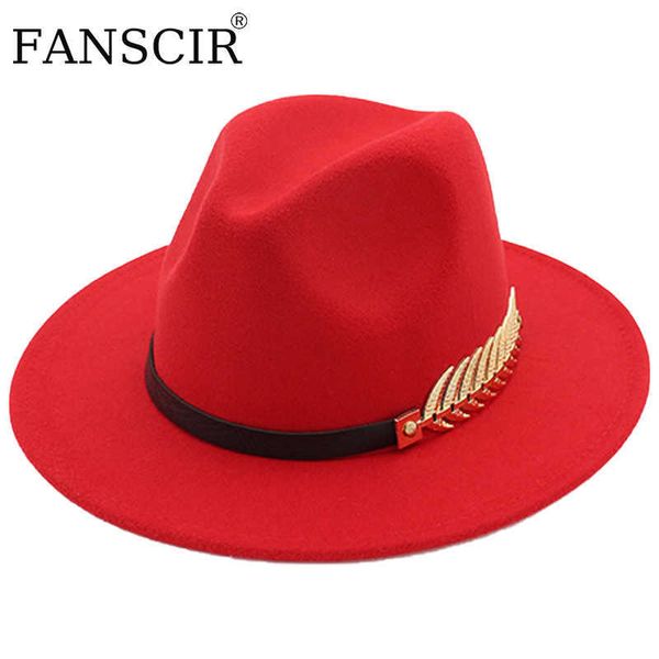 Bonnet / Crâne Femme Feutre Fedora Chapeaux Large Bord Avec Chaîne Chapeaux Gentleman Élégante Dame De Noce Ronde Pour Hommes Vintage Panama Sombrero T221013