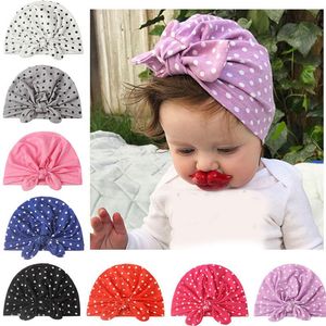 Beanies Beanie/Skull Caps Oren Knoop Warm Hat Baby Bandanas Turban Headband Girls Kids Hair Head Bands Accessoires Hoofdtekel Hoofddress