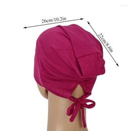 Beanies Beanie/Skull Caps Elastic Bandage Cap Solid Color Base Pirate Hat Tulband All-match huidvriendelijk neutraal multi-colleged