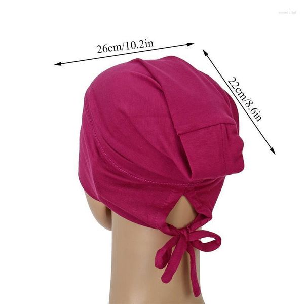 Bonnets Bonnet/Casquettes de tête de mort Bonnet de bandage élastique Base de couleur unie Chapeau de pirate Turban All-match Respectueux de la peau Neutre Multicolore