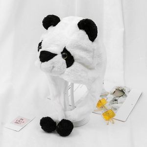 Bonnets Bonnet/Crâne Casquettes Halloween Animal Panda Chapeau Dessin Animé Coiffures Habiller Mignon Super Doux Coupe-Vent Maternelle Scène Performance