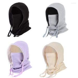 Beanies Beanie/Skull Caps Sport Bandanas Winddicht Balaclava Motorfiets unisex Ski Mask Face Cover Breid Cashmere Hooded Neck