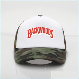 Bons de mode de mode lettre de backwoods imprimer les casquettes de baseball hommes femmes Summer Sun Hip Hop Hats Drop Livrot 2021 Sports Outdoors A6761666
