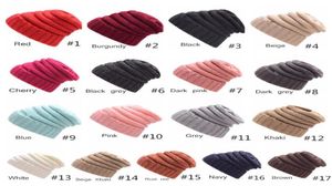 Bonnets chapeaux tricoté Bonnet mode visière coupe filles femmes hiver chaud chapeau tissage Gorro chapeau décontracté bonnets 17 couleurs 3877490