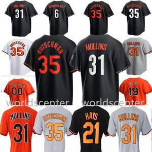 7 Jackson Holliday Baseball Jerseys Adley Rutschman Gunnar Henderson Mullins 35 31 2 City Connect Jerseys Mens cousue