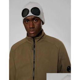 Bonnets Deux Lunettes Cp Company Automne Hiver Chaud Ski Chapeaux Tricoté Épais Skl Casquettes Chapeau Lunettes Bonnets2856774 Drop Delivery Sports Ou Otsko