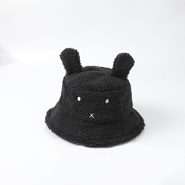 Bonnets hiver ours seau chapeau thermique extérieur mode Style décontracté pour femmes filles noël année cadeaux