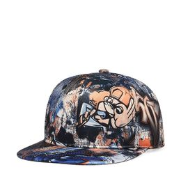 Beanieskull Caps 3d Graffiti Hip Hop Hat voor mannen Vrouwen Trucker hoeden mode Spring Summer Flat Brim Cap Casquette Gorras 230214