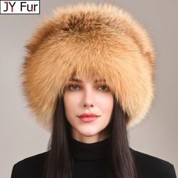 BeanieSkull casquettes automne et hiver femmes véritable casquette de fourrure naturelle chapeau de fourrure russe véritable chapeau de fourrure dôme chapeau mongol 231207