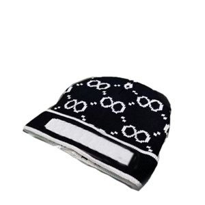 BeanieSkull-petten BeanieSkull-petten BeanieSkull-petten Zwarte winterhoeden voor heren Muts Casual Sport Ski Klimmen Wandelen Buiten Warm Gorra Hoofddeksel Letter Papa Designer Cap S