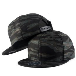 BeanieSkull Caps Camouflage Hop Hat Cap Hommes Flat Brim Male 2 Couleurs 230214