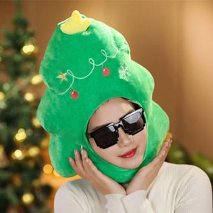 Beanieskull Caps Árbol de Navidad Sombrero de felpa Celebración de invierno Ropa de juego de rol Padres Niños Accesorios de Navidad 167