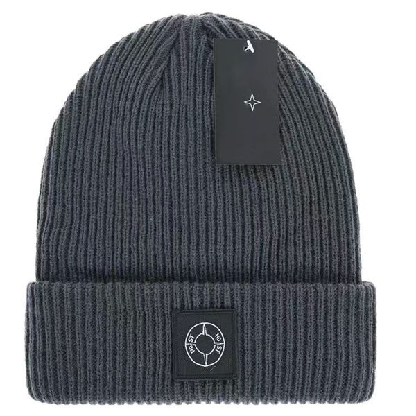 BeanieSkull Caps Gorro de diseño Gorro de lujo Gorro negro Tejido acanalado Otoño e invierno Gorro de lana cálido Hombres y mujeres con las mismas gorras de pareja D8Y5