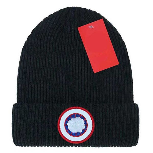Beanieskull Caps Diseñador Beanie Skul Gaps Sombreros de punto Hombres Mujeres de lana cálida Ins Canadá Winter Hat Classic Goose Print Tap Hxg9