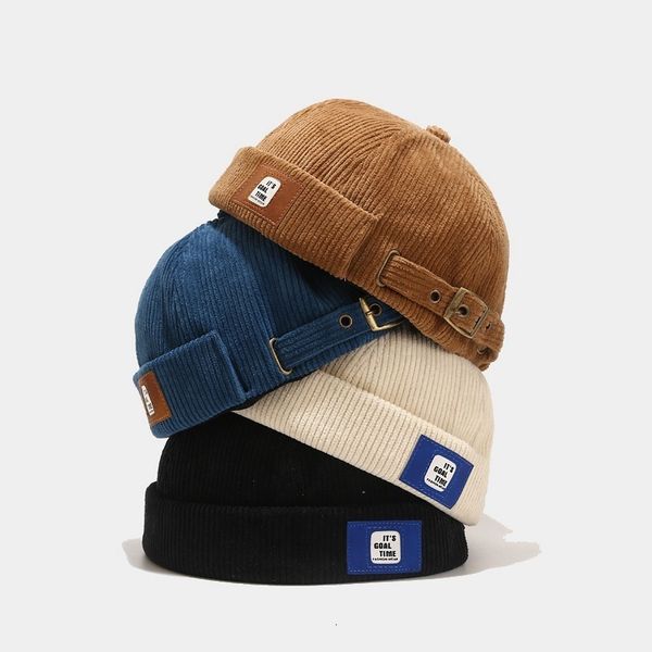 BeanieSkull Caps Mode Vintage Beanie Chapeaux Hommes Femmes Printemps Automne Propriétaire Chapeau Streetwear Hip Hop Brimless Docker Cap En Gros 230626