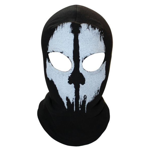 BeanieSkull Caps Fast est Balaclava Hood Máscaras de cara completa para fantasmas Skull Bike Skiing Hood Ski Mask 230818