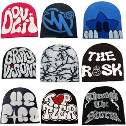 BeanieSkull Caps Mea Culpas Mutsen voor dames heren paar Y2K hoeden Ins Fashion Bonnet Kpop wol Skullies Hoods Lady accessoires Gorro 231027